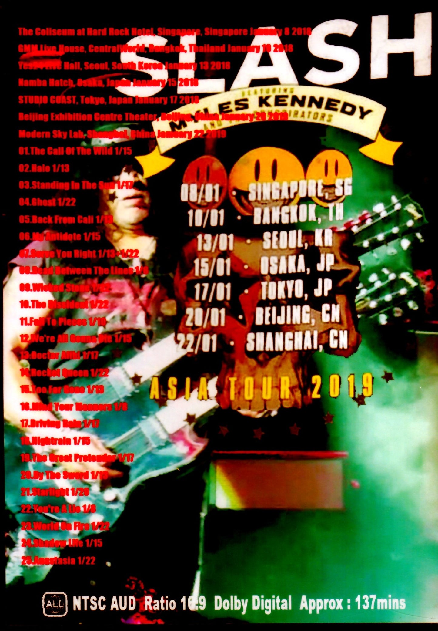 Slash,Myles Kennedy/Asia Tour 2019 Collection