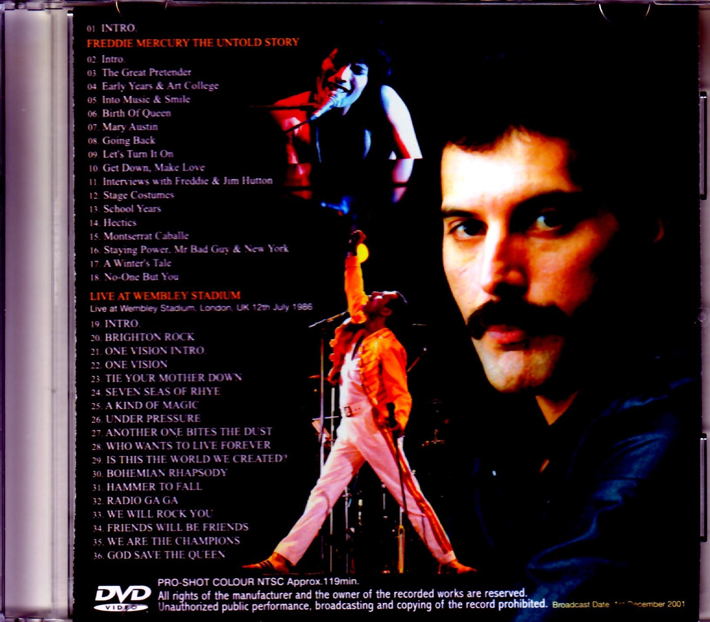 Queen/Japan Broadcast 2001 & more