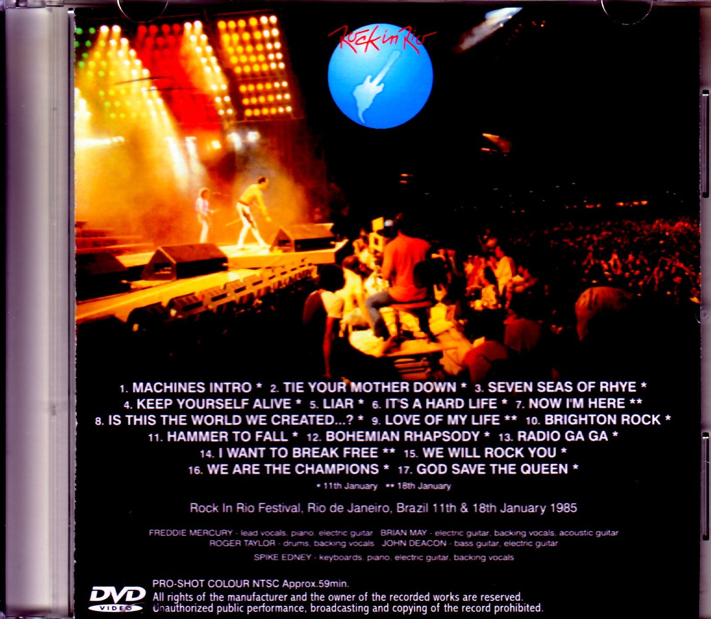 Queen/Brazil 1985 Upgrade
