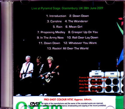 Status Quo/Glastonbury,UK 2009