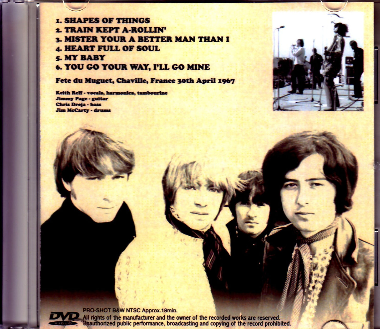 Yardbirds/France 1967