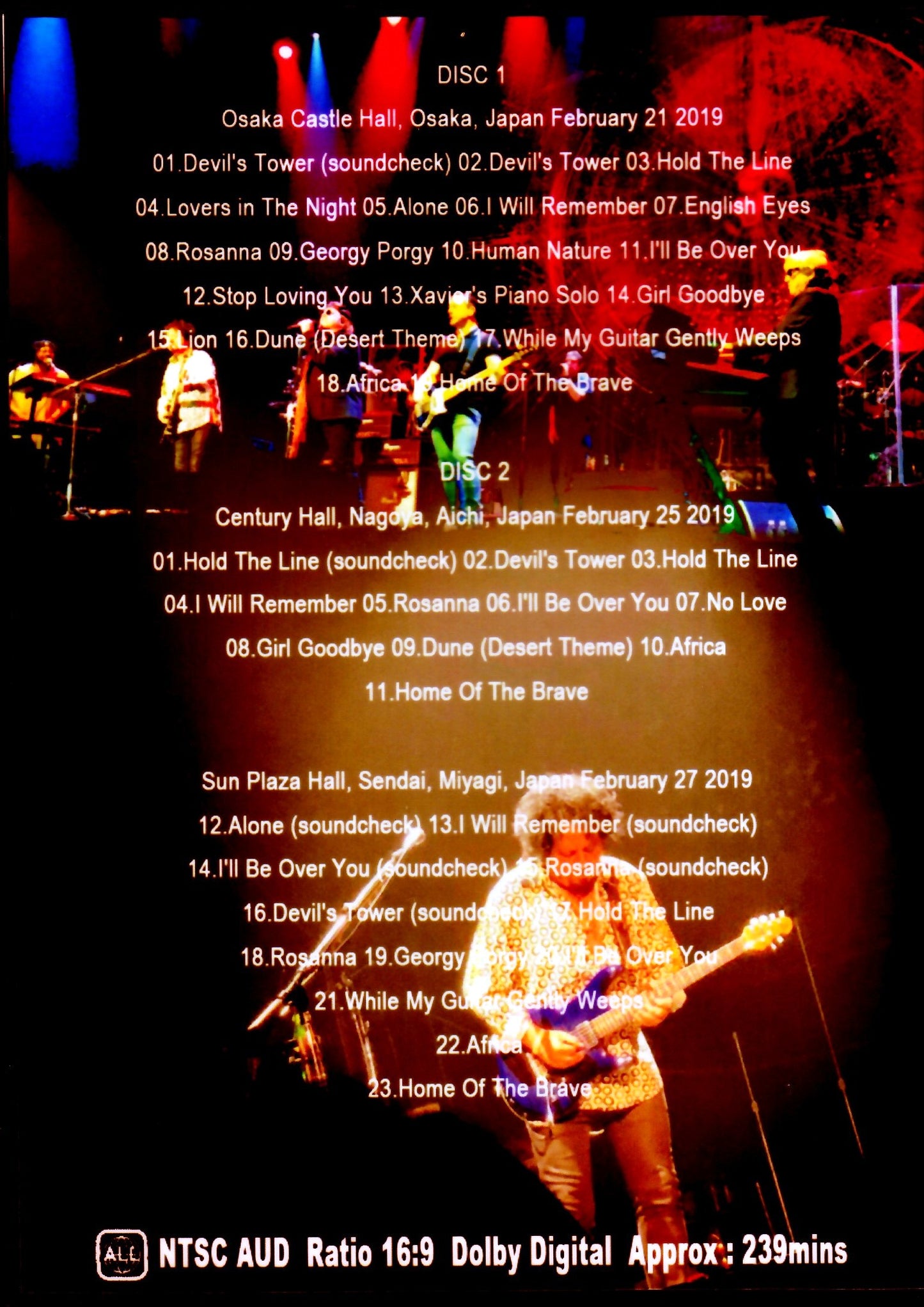 Toto/Japan Tour Collection Vol.2
