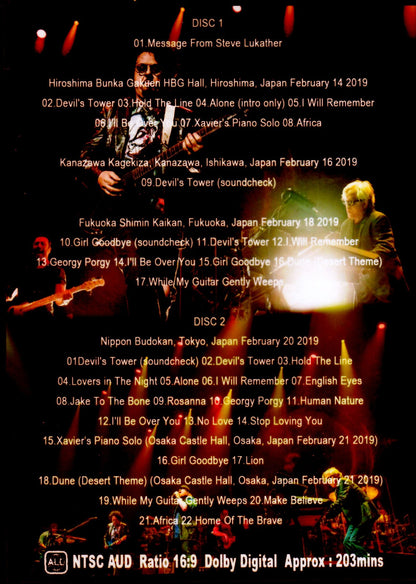 Toto/Japan Tour Collection Vol.1