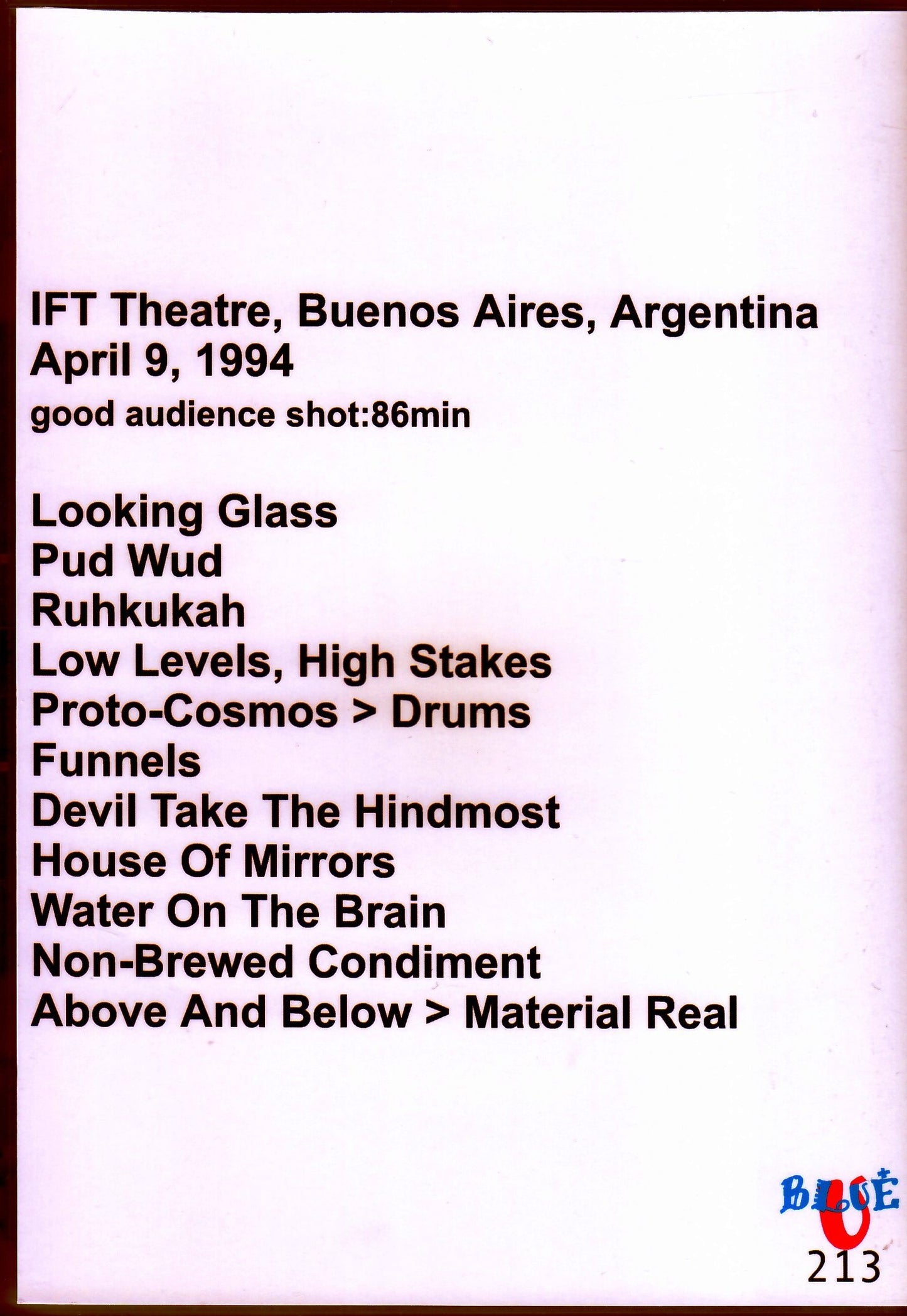 Allan Holdsworth/Argentina 1994