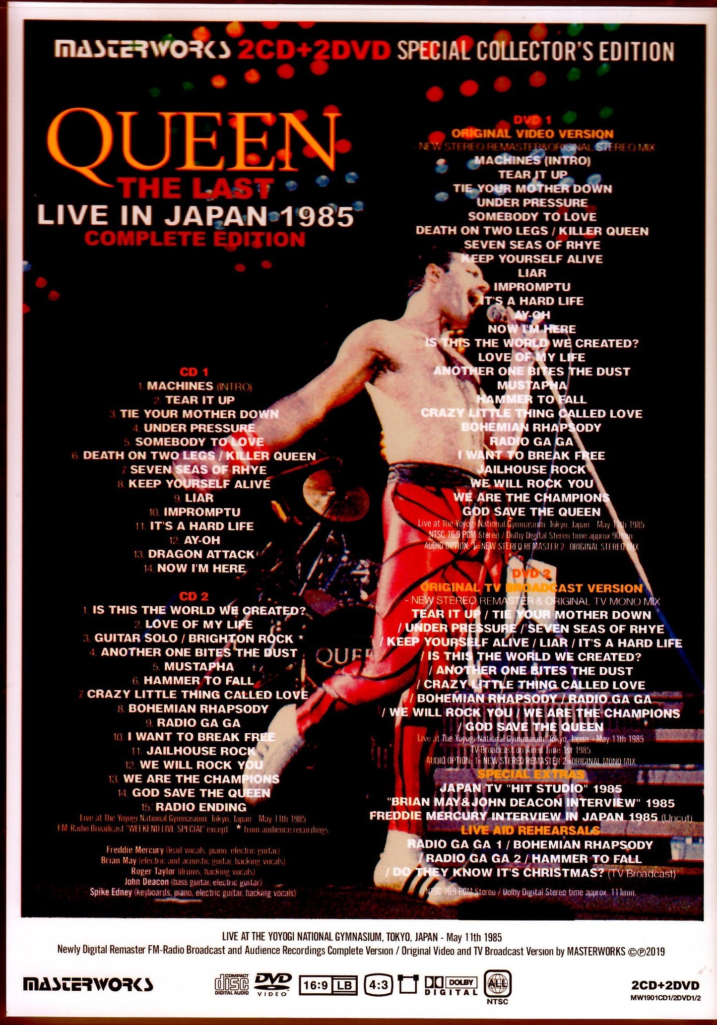 Queen/Tokyo,Japan 1985 S & V Complete Ver. & more