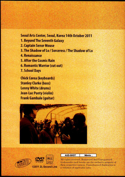 Return to Forever/South Korea 2011