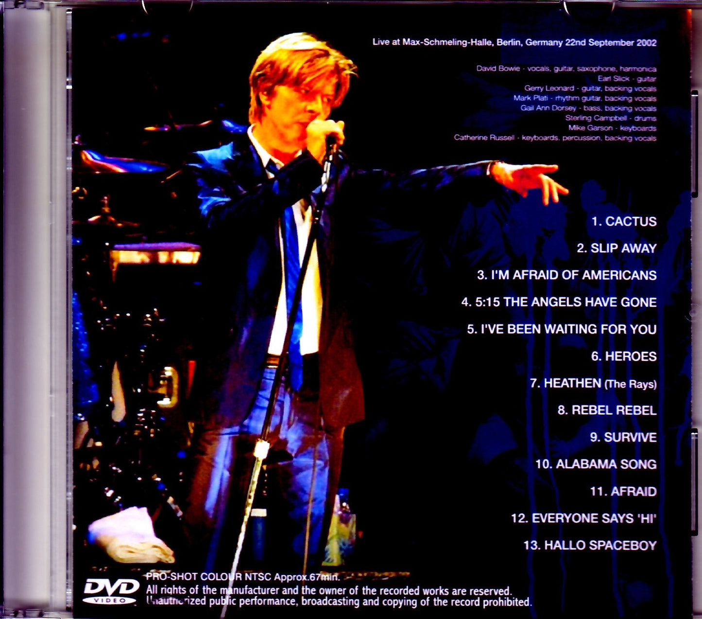 David Bowie/Germany 2002 Broadcast Ver.