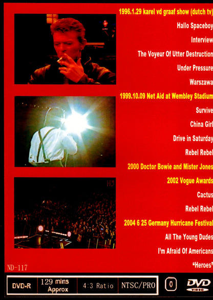 David Bowie/TV Appearances 1996-2004