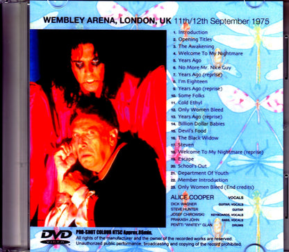 Alice Cooper/London,UK 1975 Japanese Broadcast Ver.