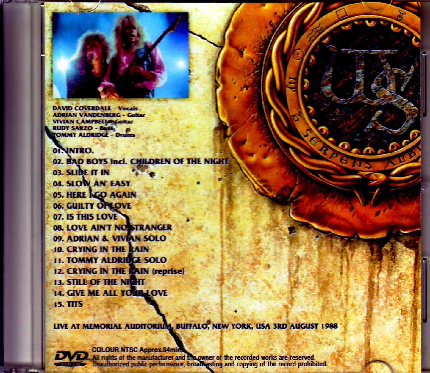 Whitesnake/NY,USA 1988 Upgrade