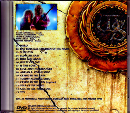 Whitesnake/NY,USA 1988 Upgrade