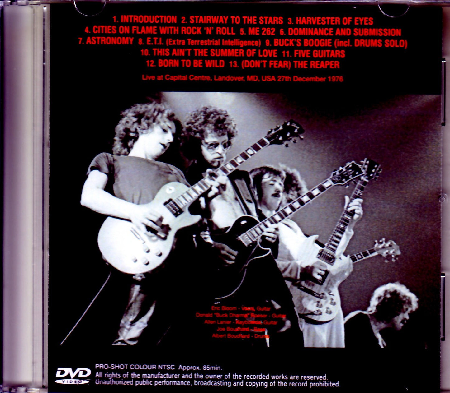 B.O.C. Blue Oyster Cult/MD,USA 1976
