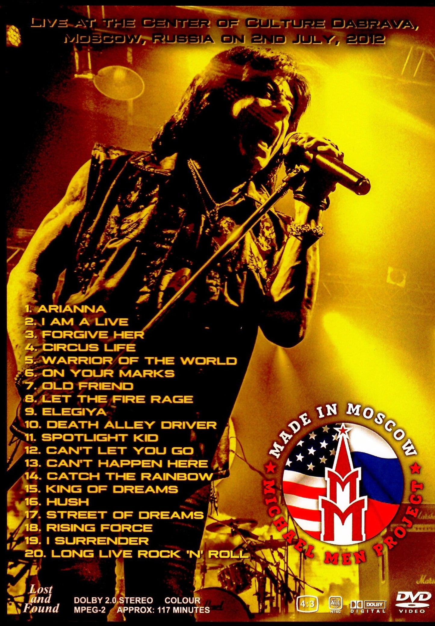 Joe Lynn Turner/Russia 2012