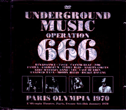 Various Artists Renaissance,Colosseum,Family,Yes,Moody Blues/France 1970