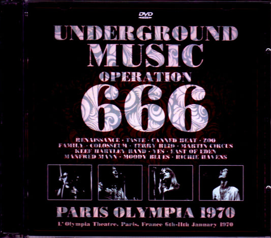 Various Artists Renaissance,Colosseum,Family,Yes,Moody Blues/France 1970