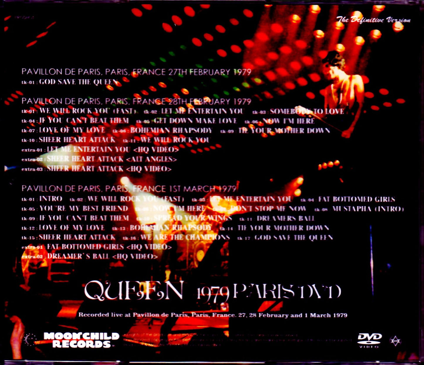 Queen/France 1979 3 Days