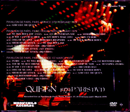 Queen/France 1979 3 Days