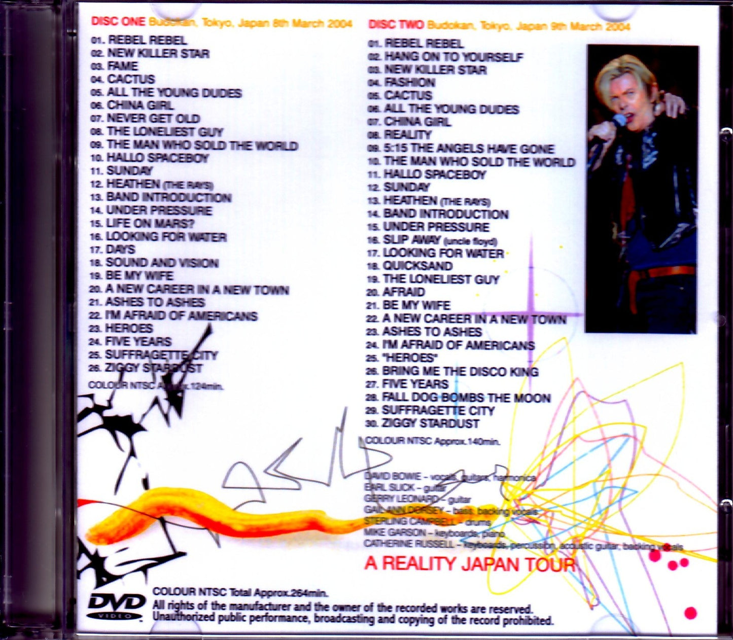 David Bowie/Tokyo,Japan 2004 2 Days