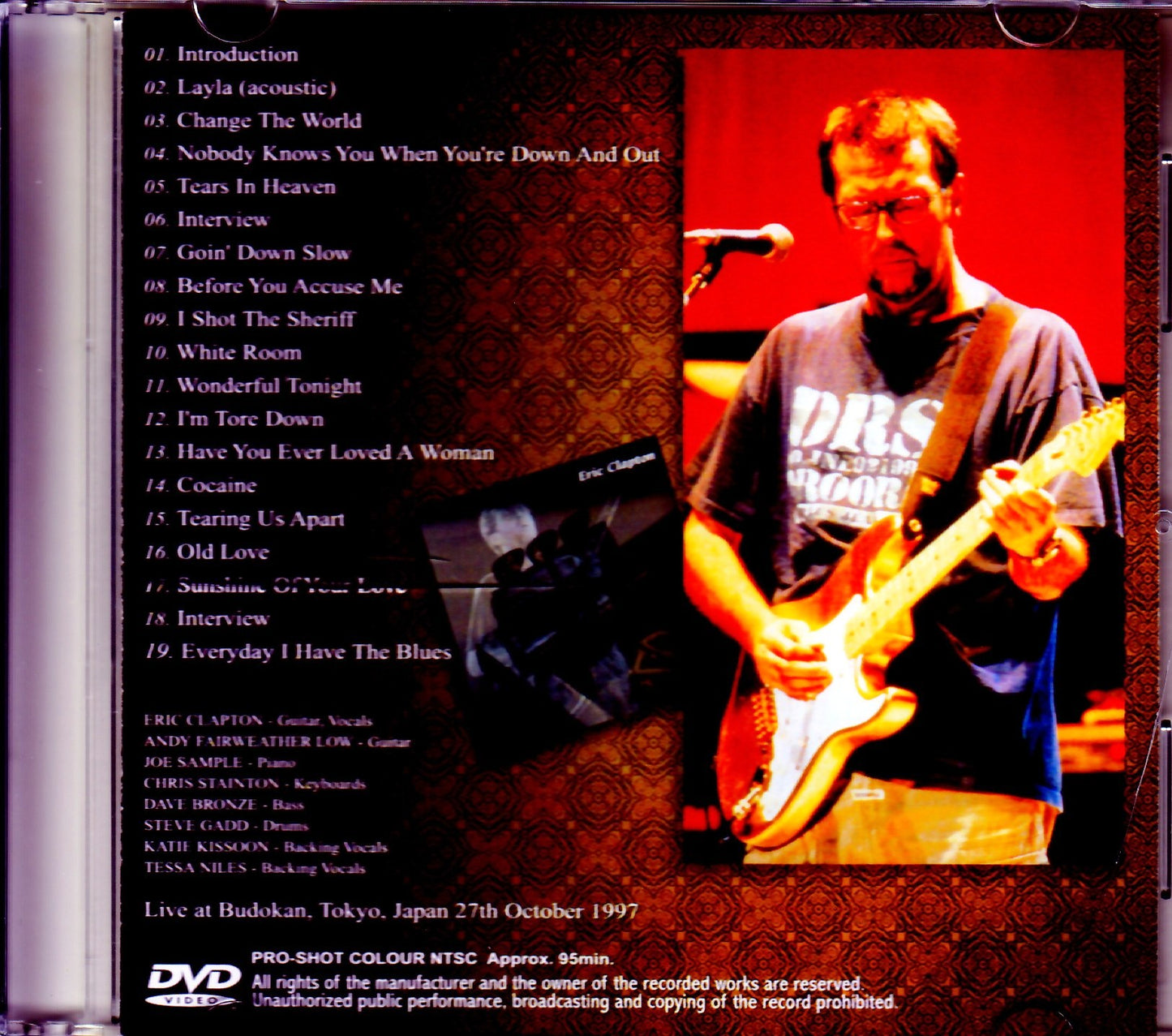 Eric Clapton/Tokyo,Japan 1997 Japan Broadcast Ver.