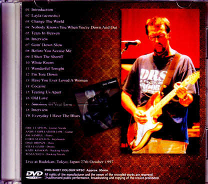 Eric Clapton/Tokyo,Japan 1997 Japan Broadcast Ver.