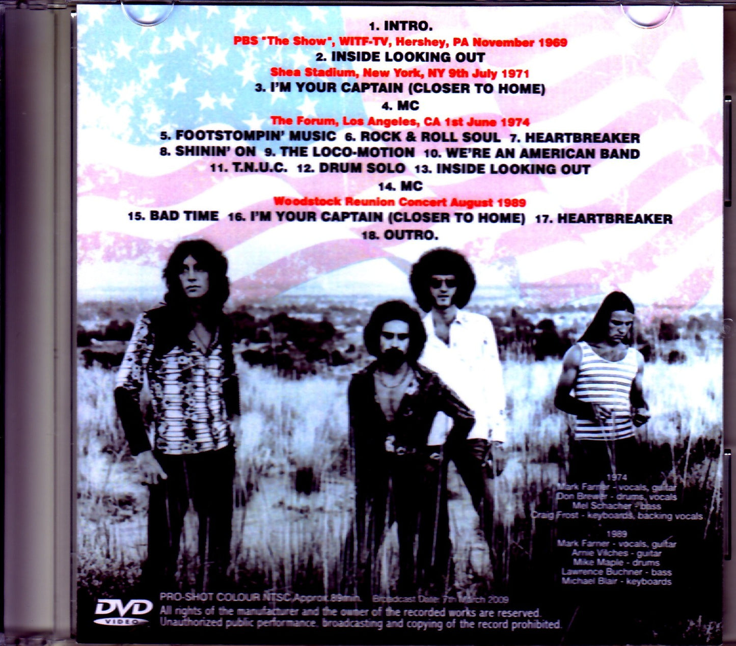 Grand Funk/Live Archives 1969-1989