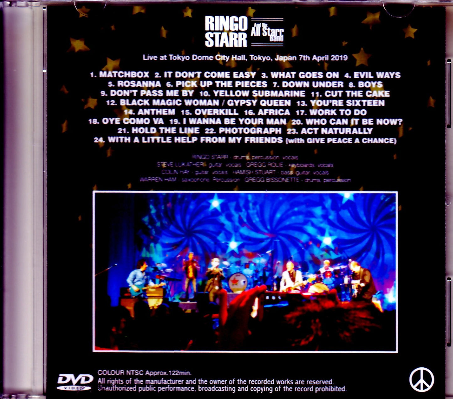 Ringo Starr and His Starr Band/Tokyo,Japan 4.7.2019