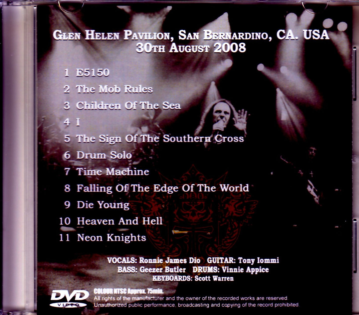 Heaven & Hell/CA, USA 2008