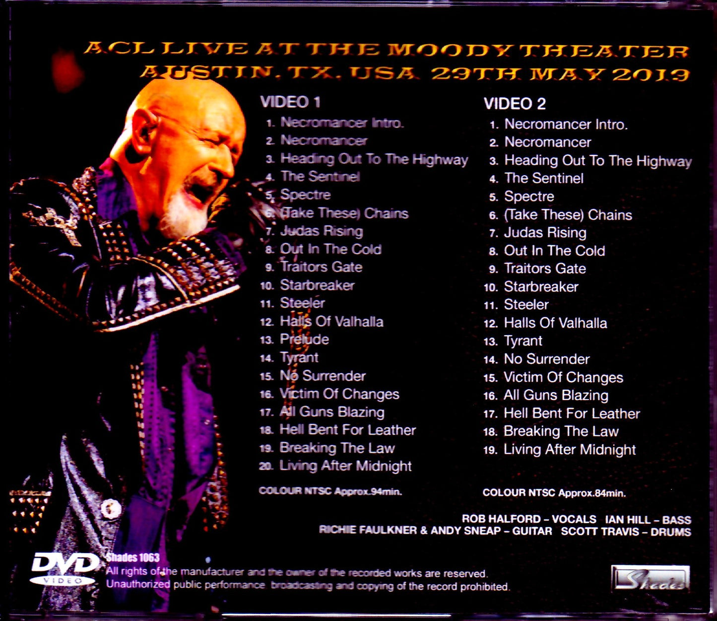 Judas Priest/TX,USA 2019 2 Source Ver.