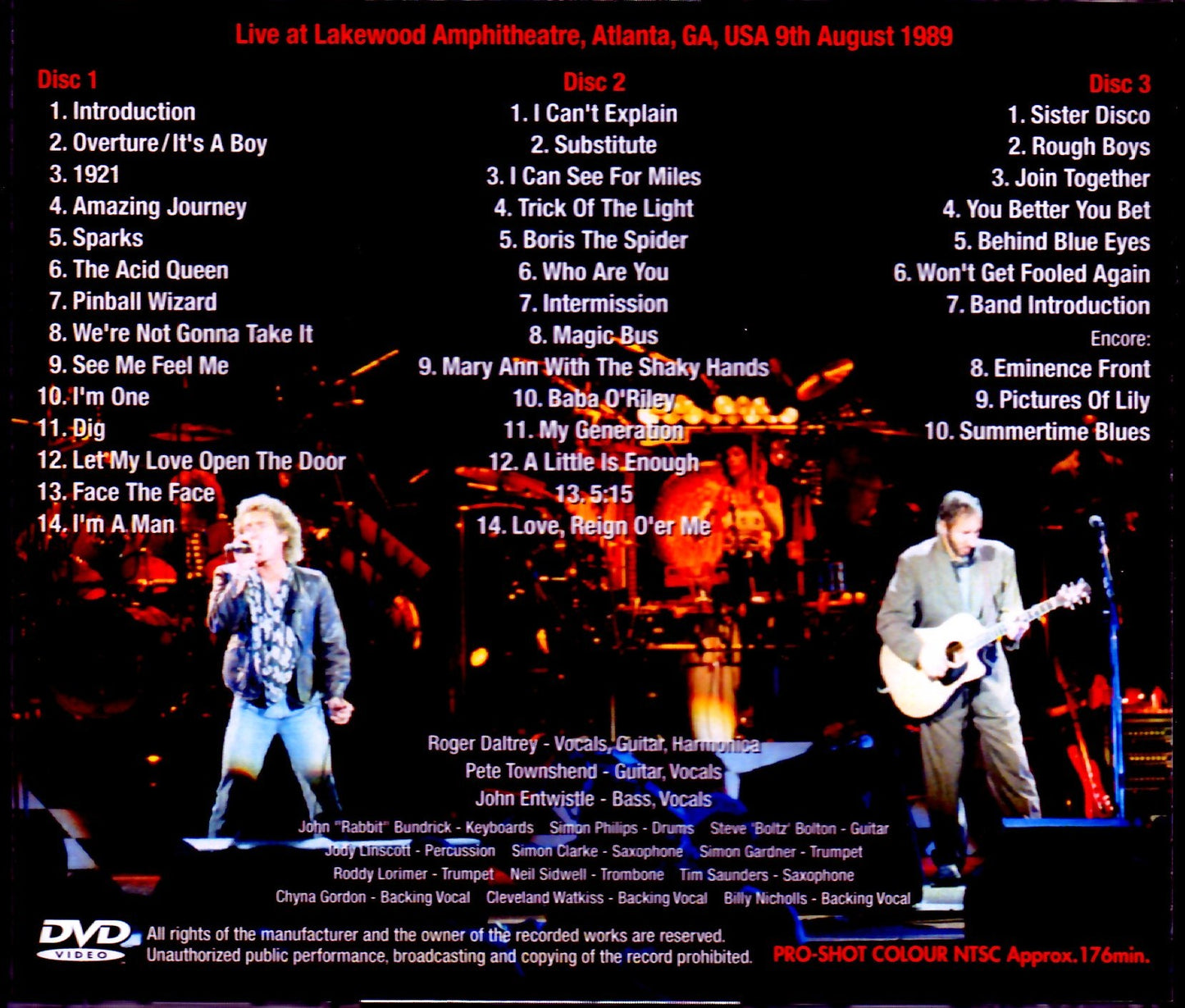 The Who/GA, USA 1989 Upgrade