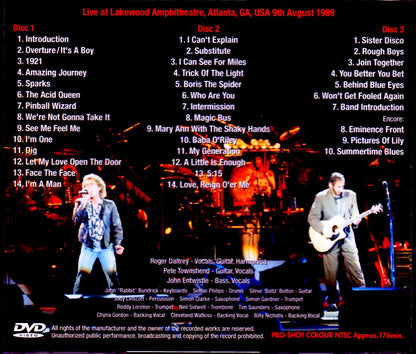 The Who/GA, USA 1989 Upgrade