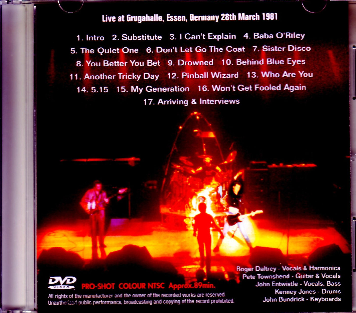 The Who/Germany 1981 Upgrade