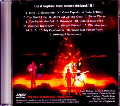 The Who/Germany 1981 Upgrade