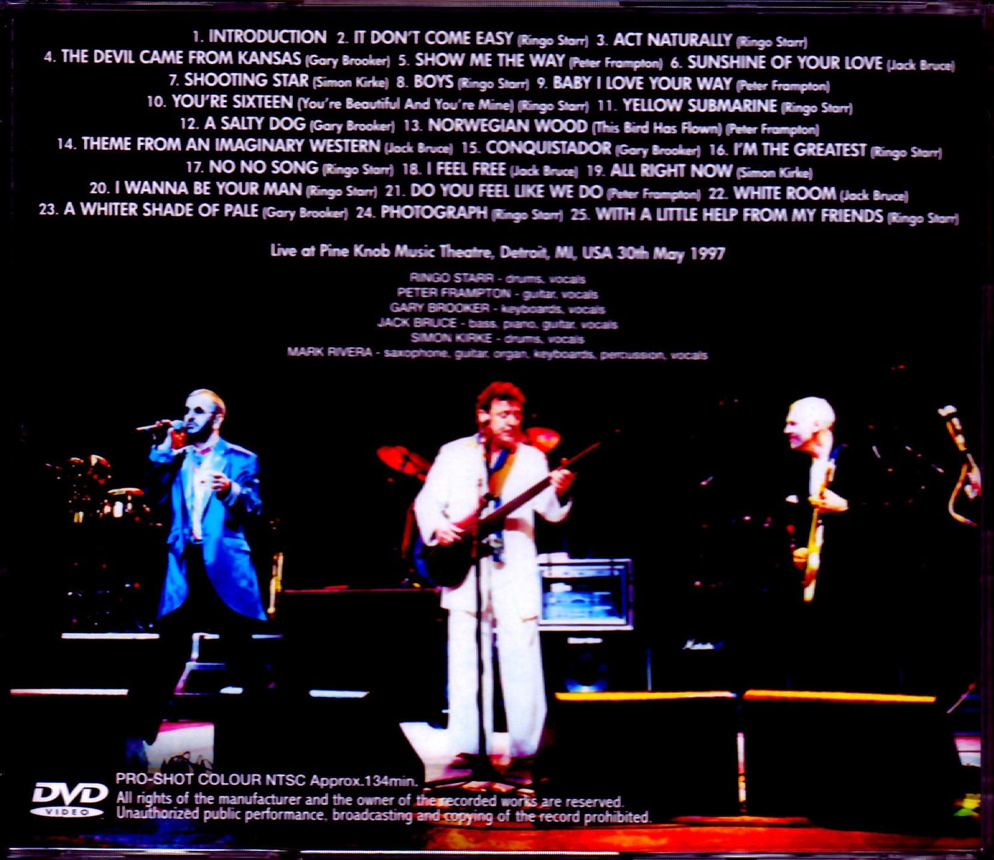Ringo Starr & His Fourth All-Starr Band/MI,USA 1997