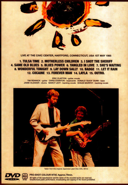 Eric Clapton/CT,USA 1985 Japanese LD Ver.