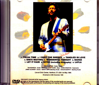 Eric Clapton/CT,USA 1985 Japanese Broadcast Ver.
