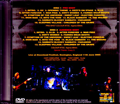 Black Sabbath/England,UK 2005 2 Source Ver.