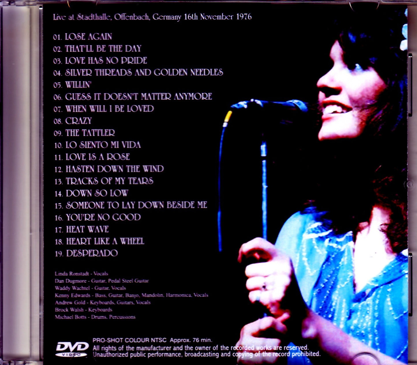 Linda Ronstadt/Germany 1976 Upgrade