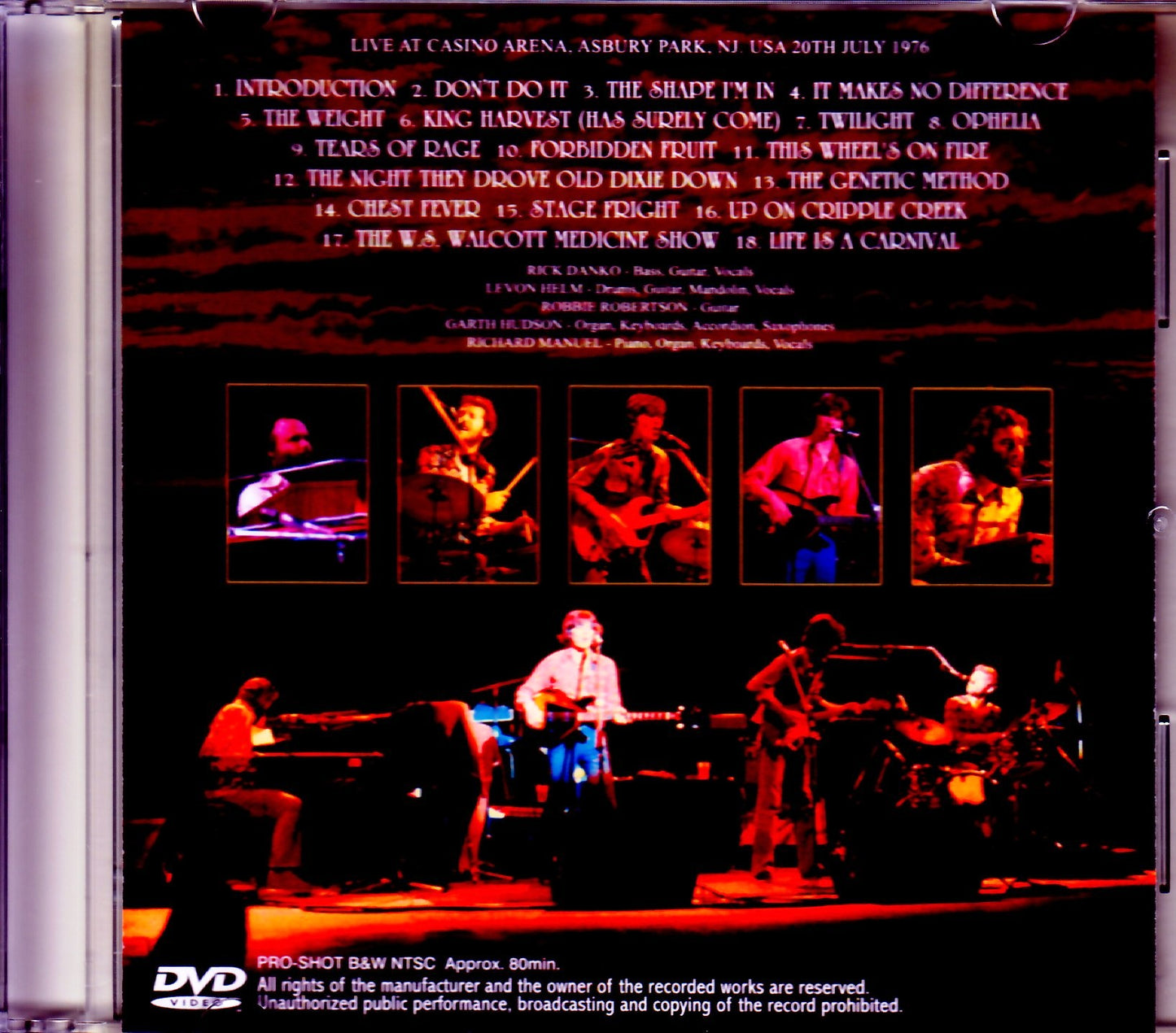 the Band/NJ, USA 7.20.1976