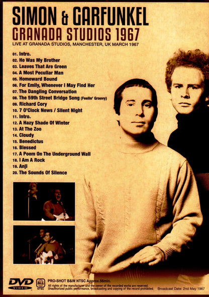 Simon & Garfunkel/UK 1967 TV Broadcast