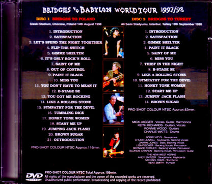 Rolling Stones/Poland 1998 Upgrade & more