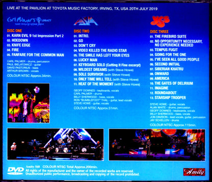 Yes,Asia,Carl Palmer's ELP Legacy/TN,USA 2019