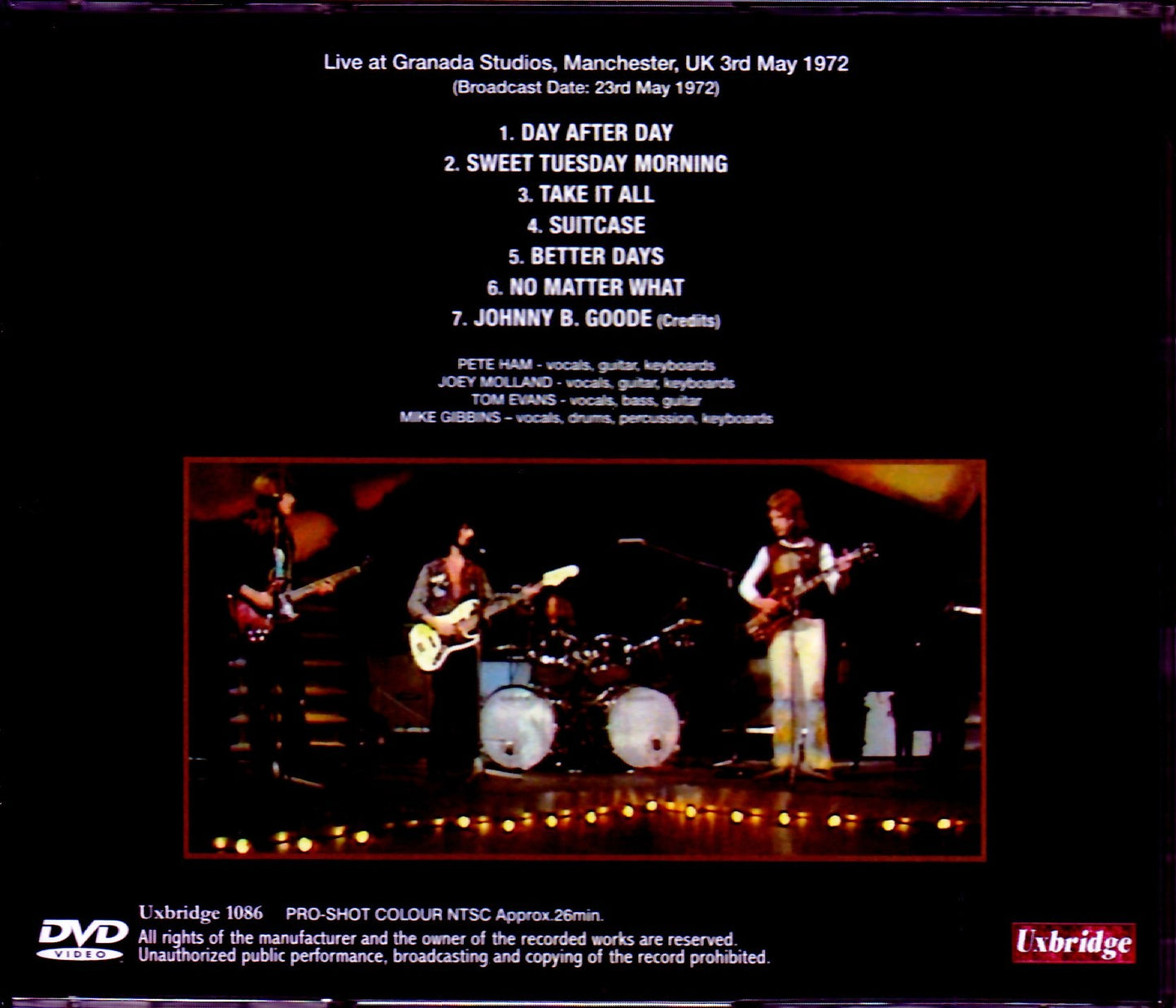 Badfinger/UK 1972 Huge Upgrade