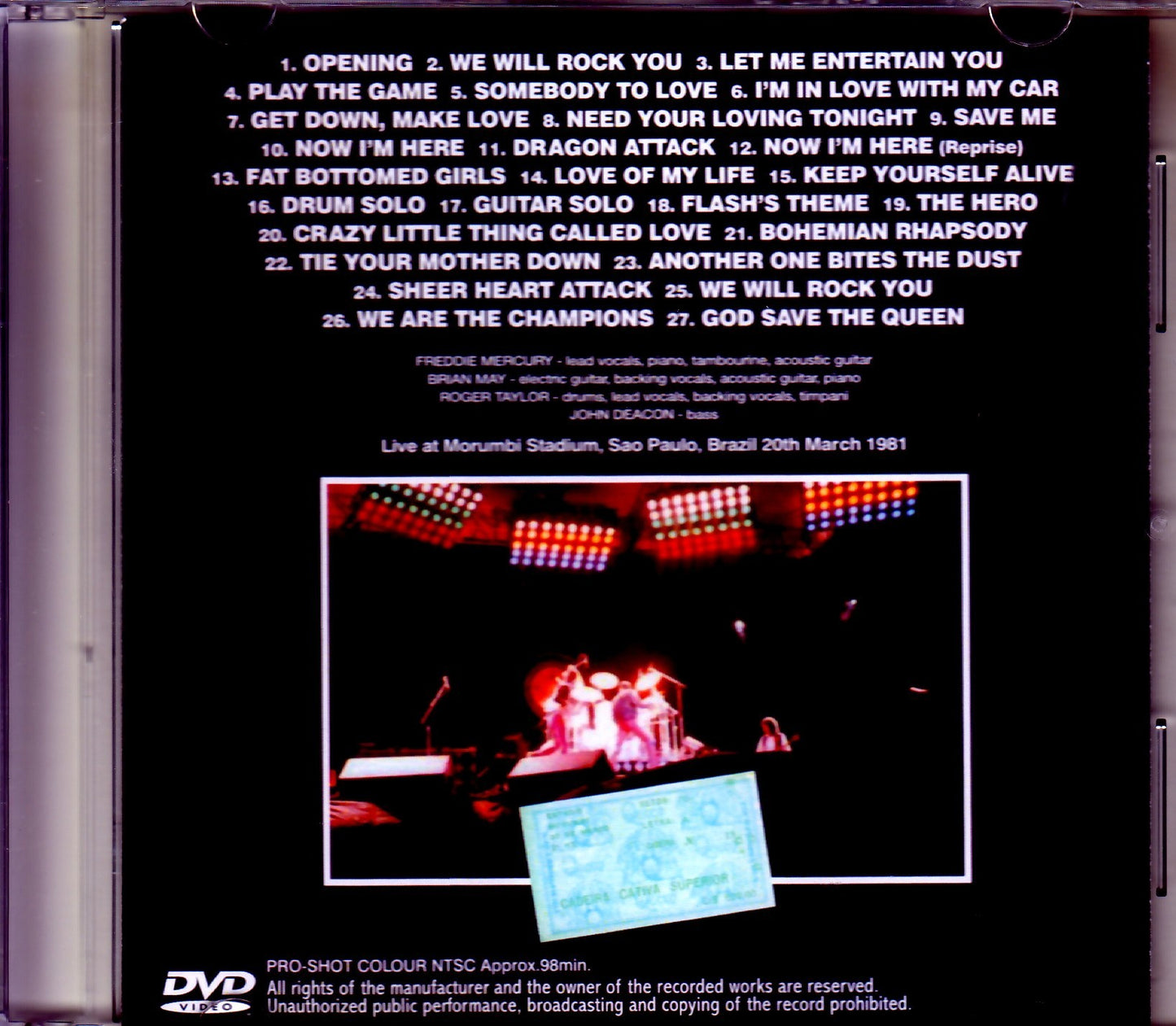 Queen/Brazil 1981 Upgrade