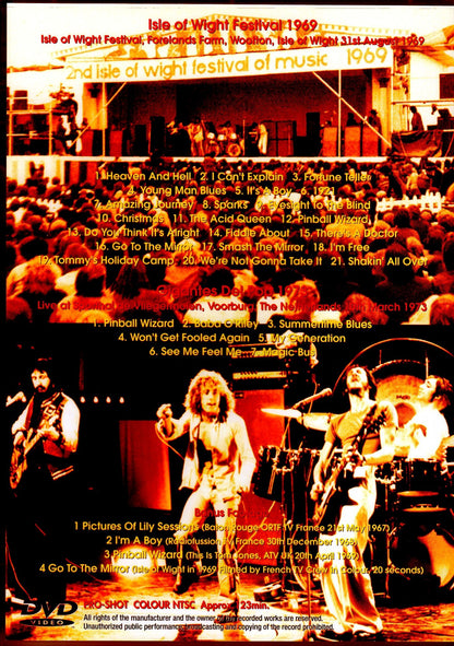 The Who/Isle of Wight 1969 & more