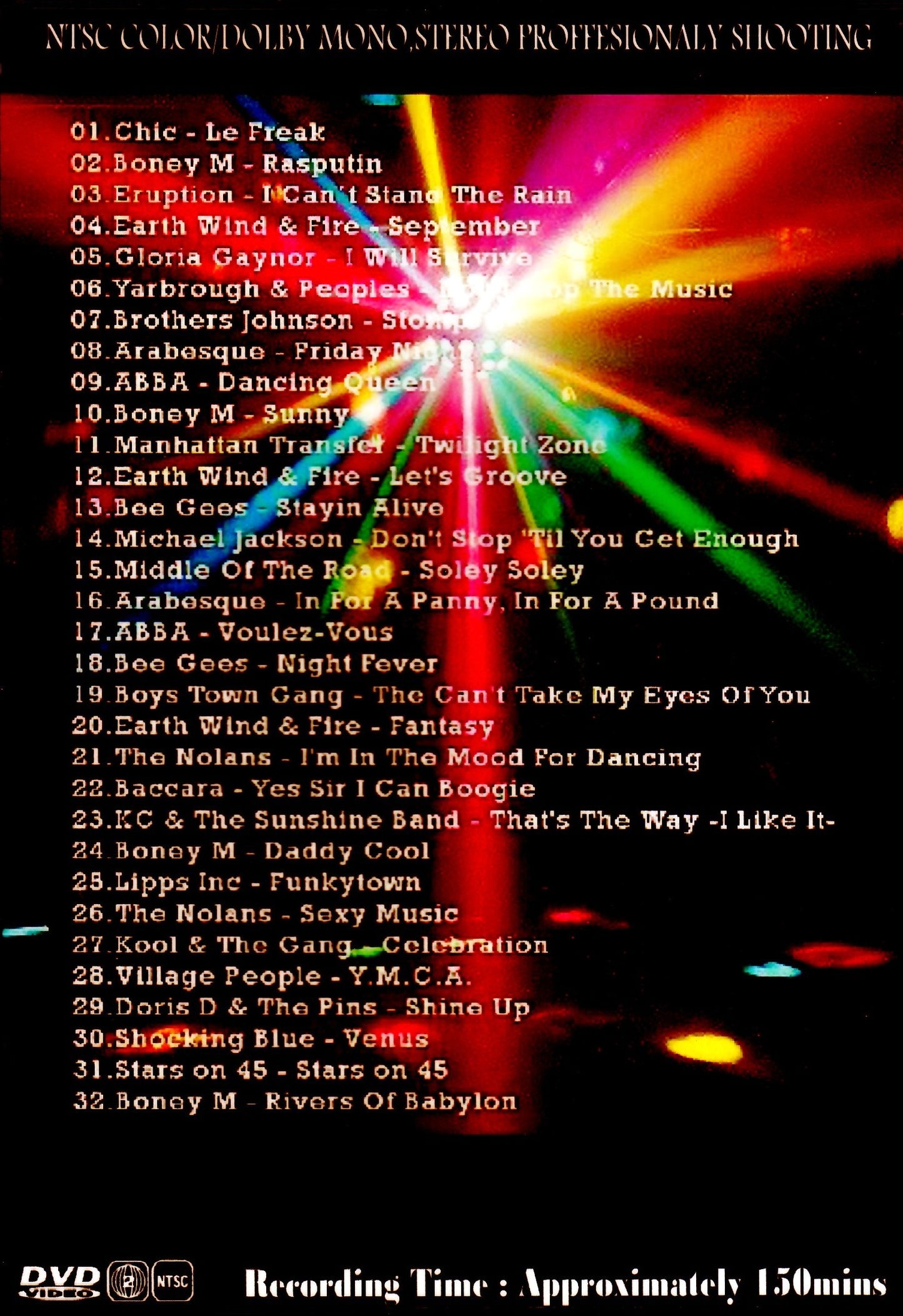 Various Artists Abba,Chic,Boney M,Bee Gees/Disco Classics Promo Clip Collection 1970's