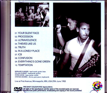 New Order/MN, USA 1983