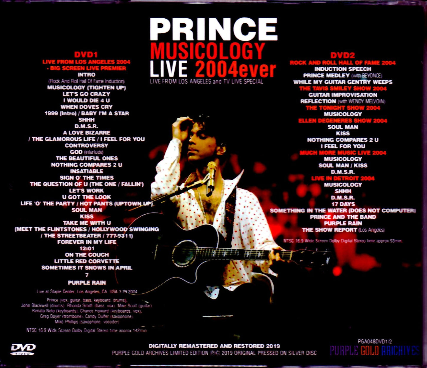 Prince/CA,USA 2004 & Pro-Shot Collection 2004