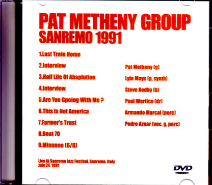 Pat Metheny Group/Italy 1991