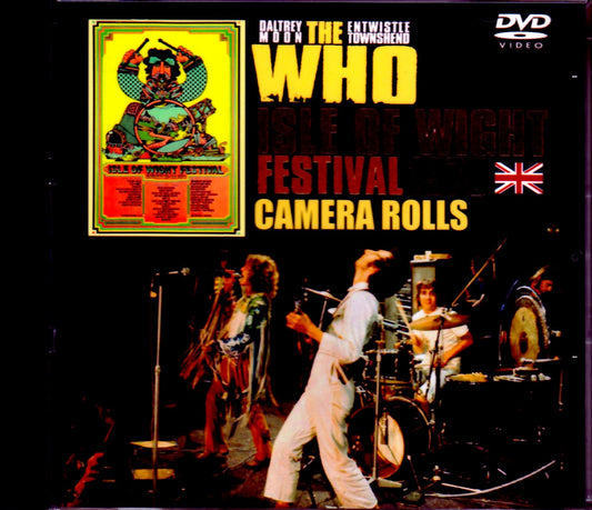 The Who/Isle of Wight,UK 1970 Camera Rolls