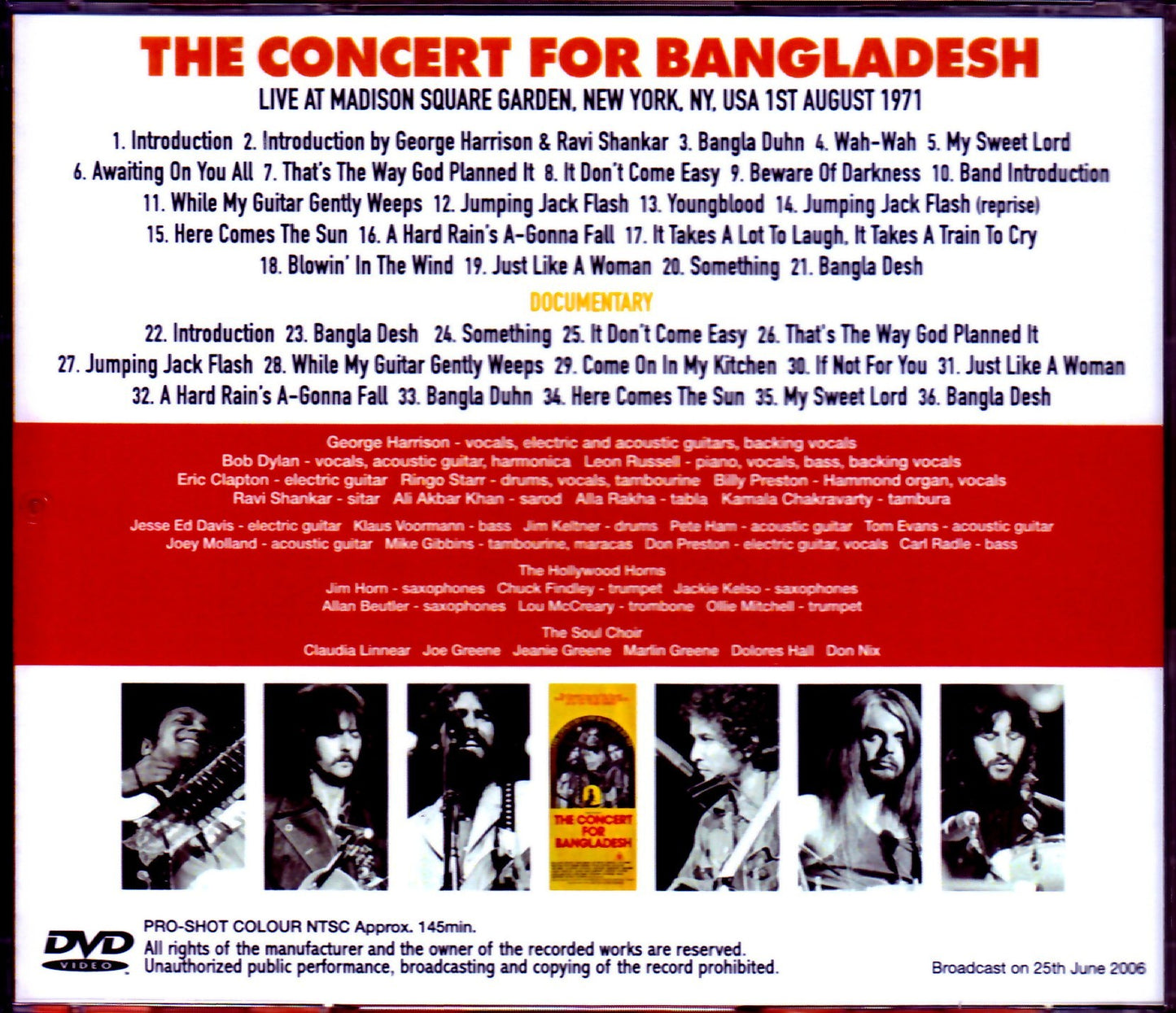 George Harrison & Friends/NY,USA 1971 & more Japanese Broadcast